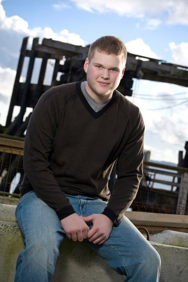 Photo of Andy Palmer on the beach