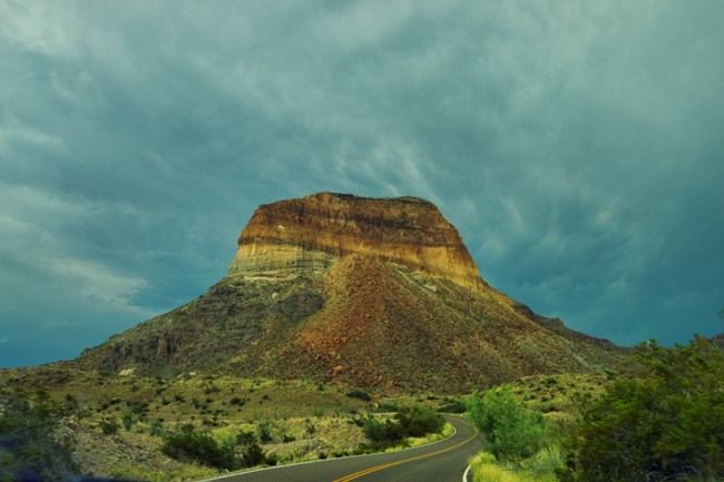 Landscape in Big Bend National Park