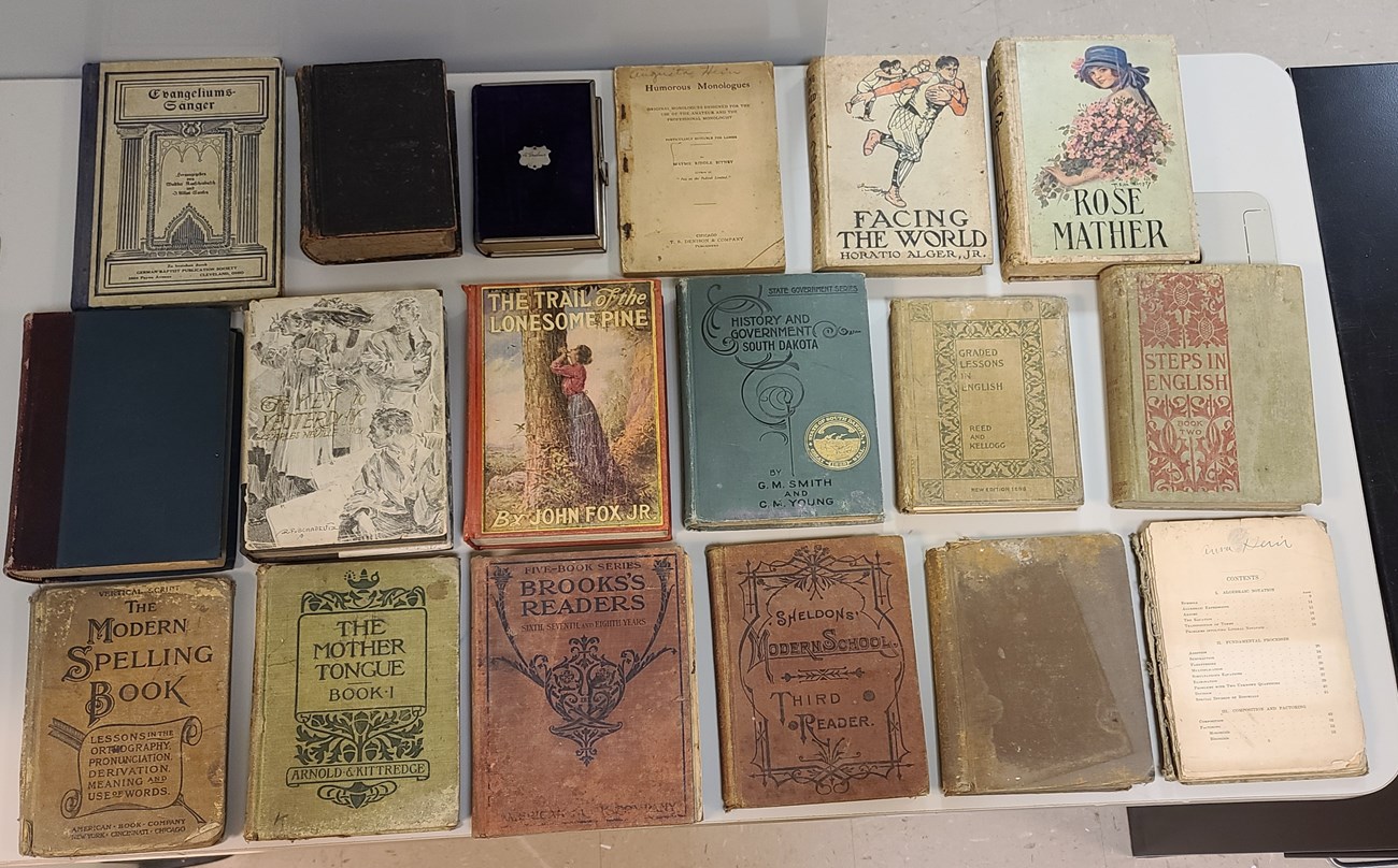 Books from Hein Accession group of books on a table