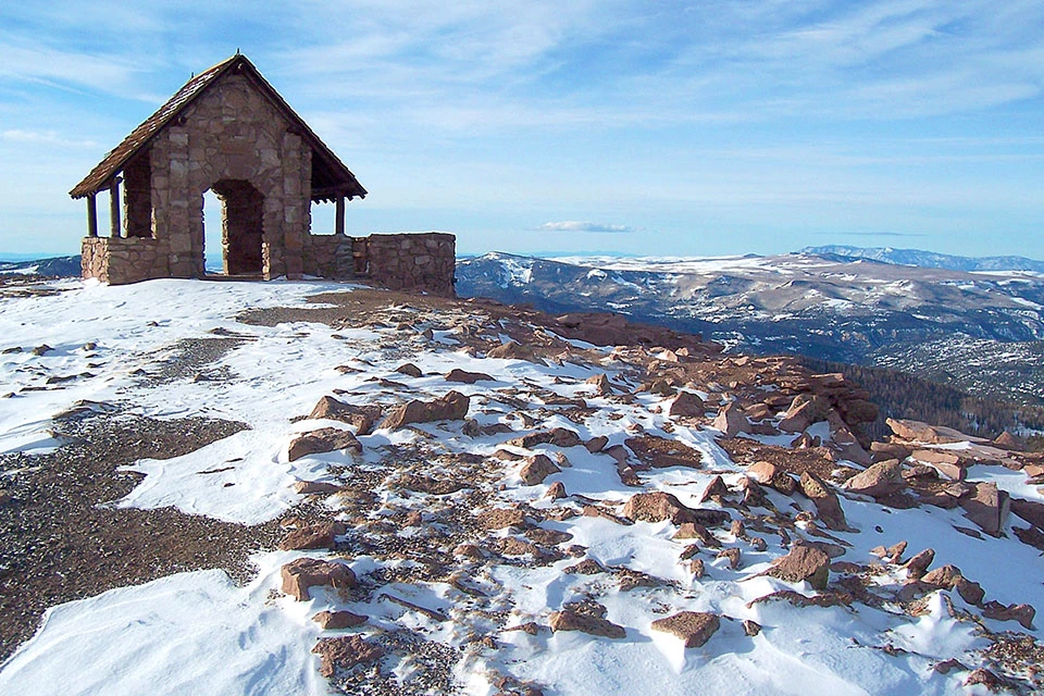 CCC Overlook Building at Brian Head Peak CCC Built Overlook Building at Brian Head Peak