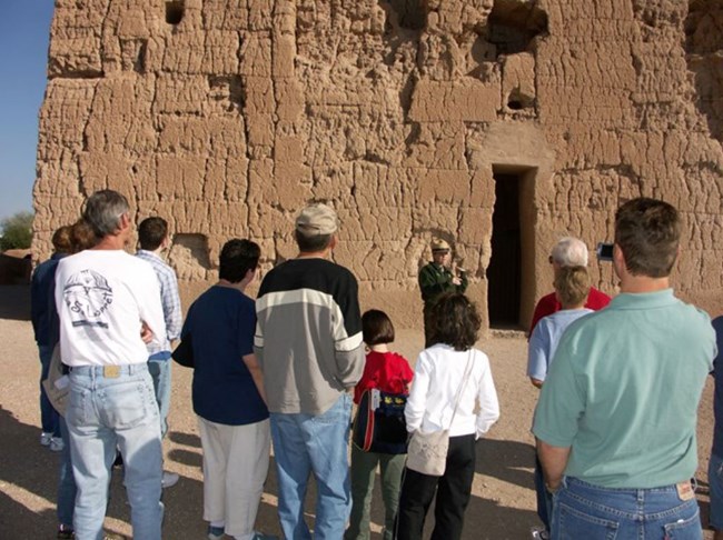 ranger guided tour of ruins