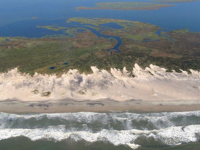 CALO_BarrierIslandBreach barrier island wetlands