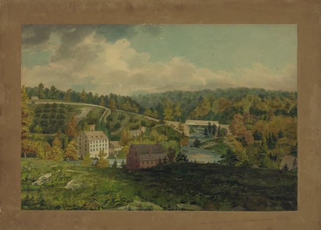 Mill on the Brandywine River. C. 1828. Library of Congress.