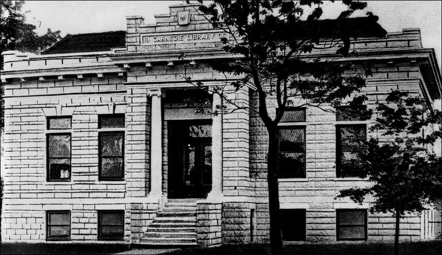 Exterior of a library building