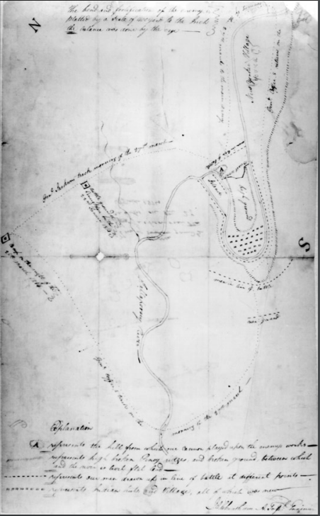 lt= Hand-drawn map of the larger Horseshoe Bend area
