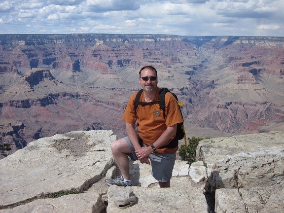 Chris Enyedy visiting the Grand Canyon