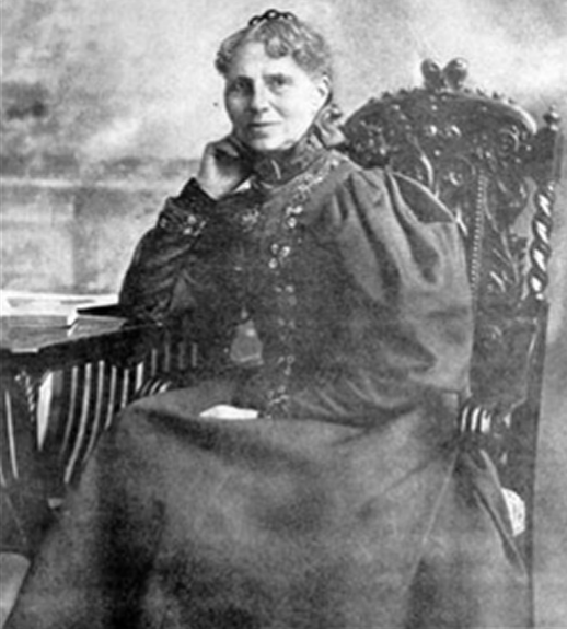 Clara Barton Portrait Clara Barton posing in a chair