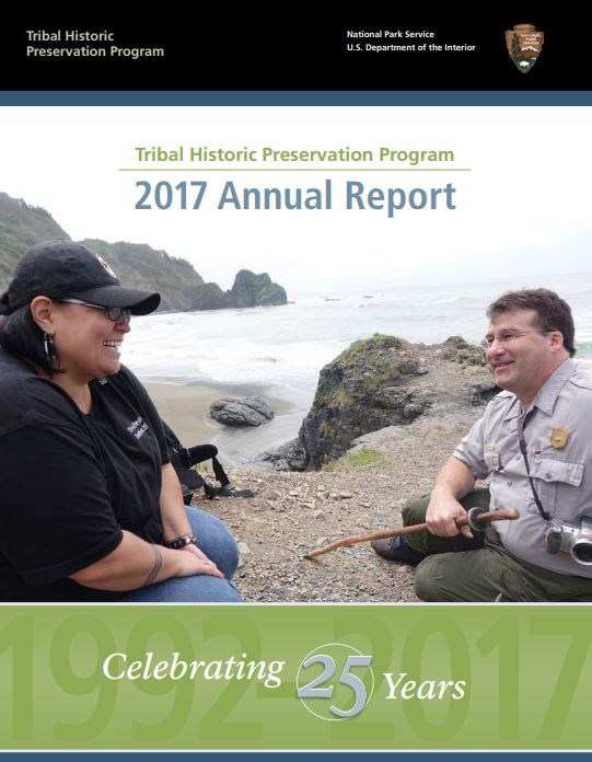 Cover photo: Tolowa Dee-ni’ Tribal Heritage Preservation Officer Suntayea Steinruck and Redwood National Park Archeologist Michael Peterson talk on an eroding spit of land.