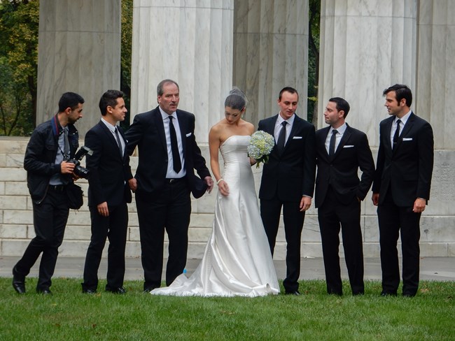 Wedding at DC War Memorial