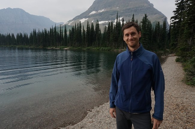 Daniel Flemming at Hidden Lake Glacier National Park