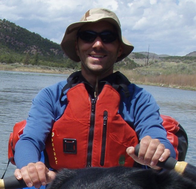 Doug Denik enjoying river time