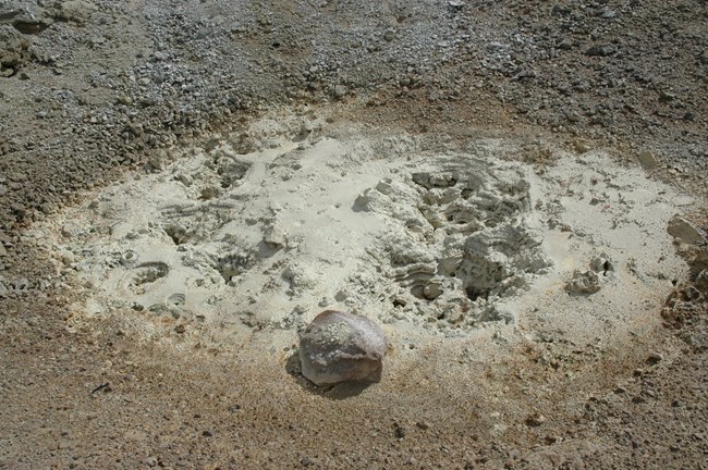 mud pot volcanic feature