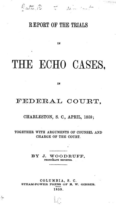 Report of the trials in the Echo case