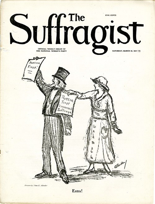 Cover of the Suffragist March 24 1917