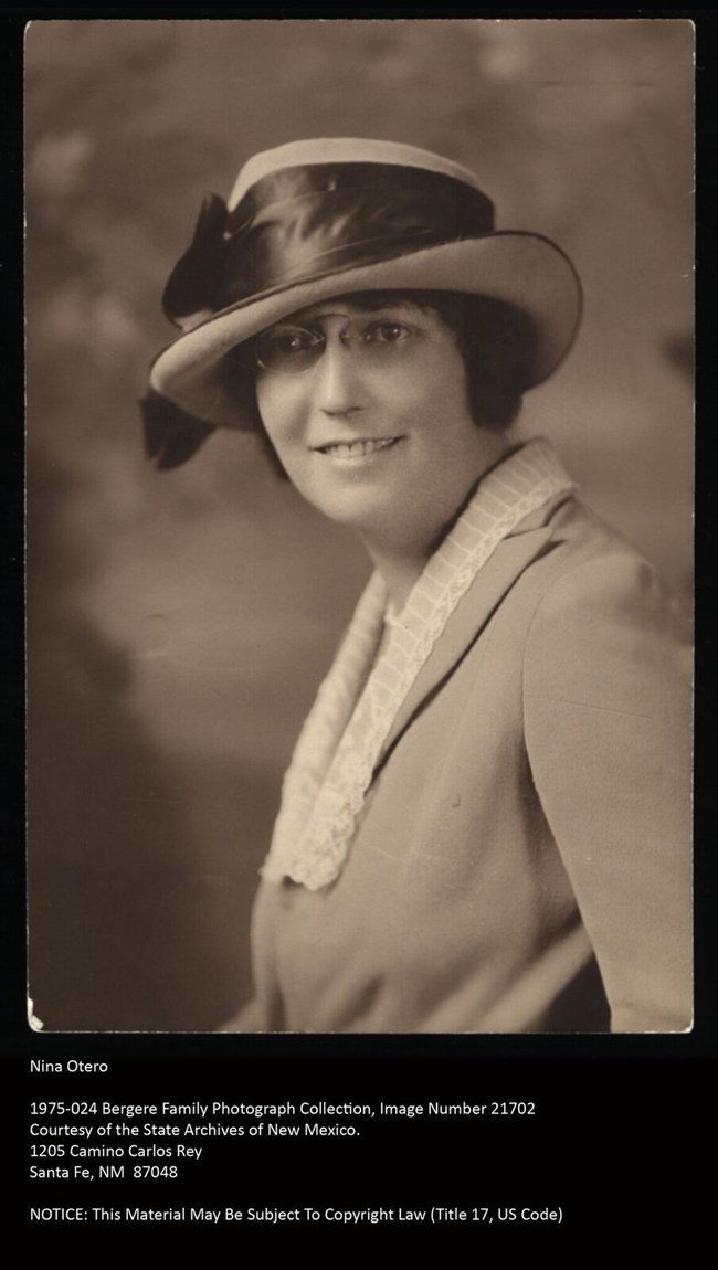 Nina Otero Warren, collection of the New Mexico State Archives