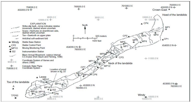 Idaho: Slope Stability Monitoring: Monitor a slowly moving slope