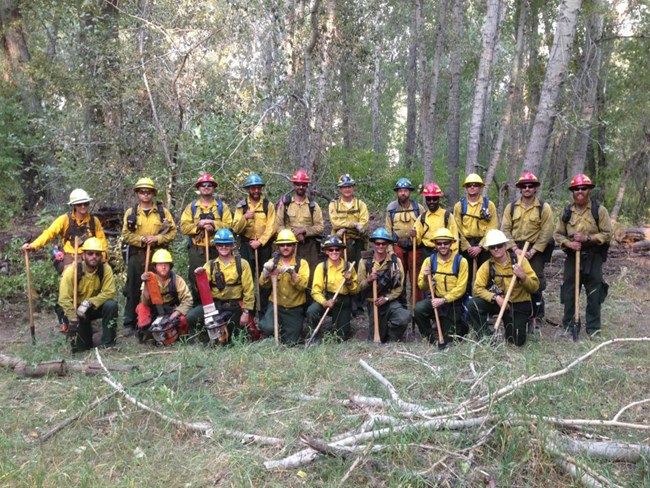 lt= Group photo of Arkansas firefighters.