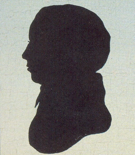 Silhouette of Francis Cabot Lowell. NPS