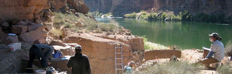 Excavation at Grand Canyon