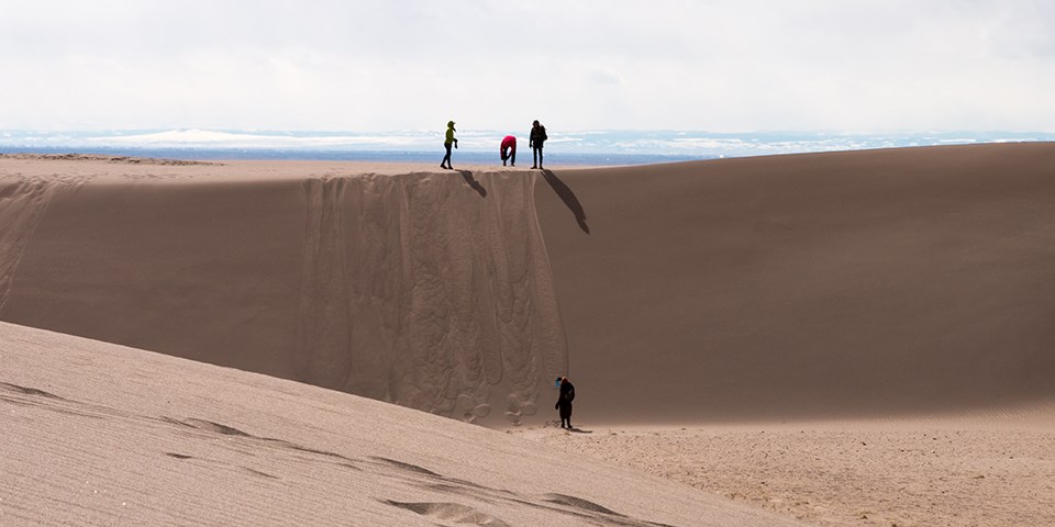 Visitors at Great Sand Dunes