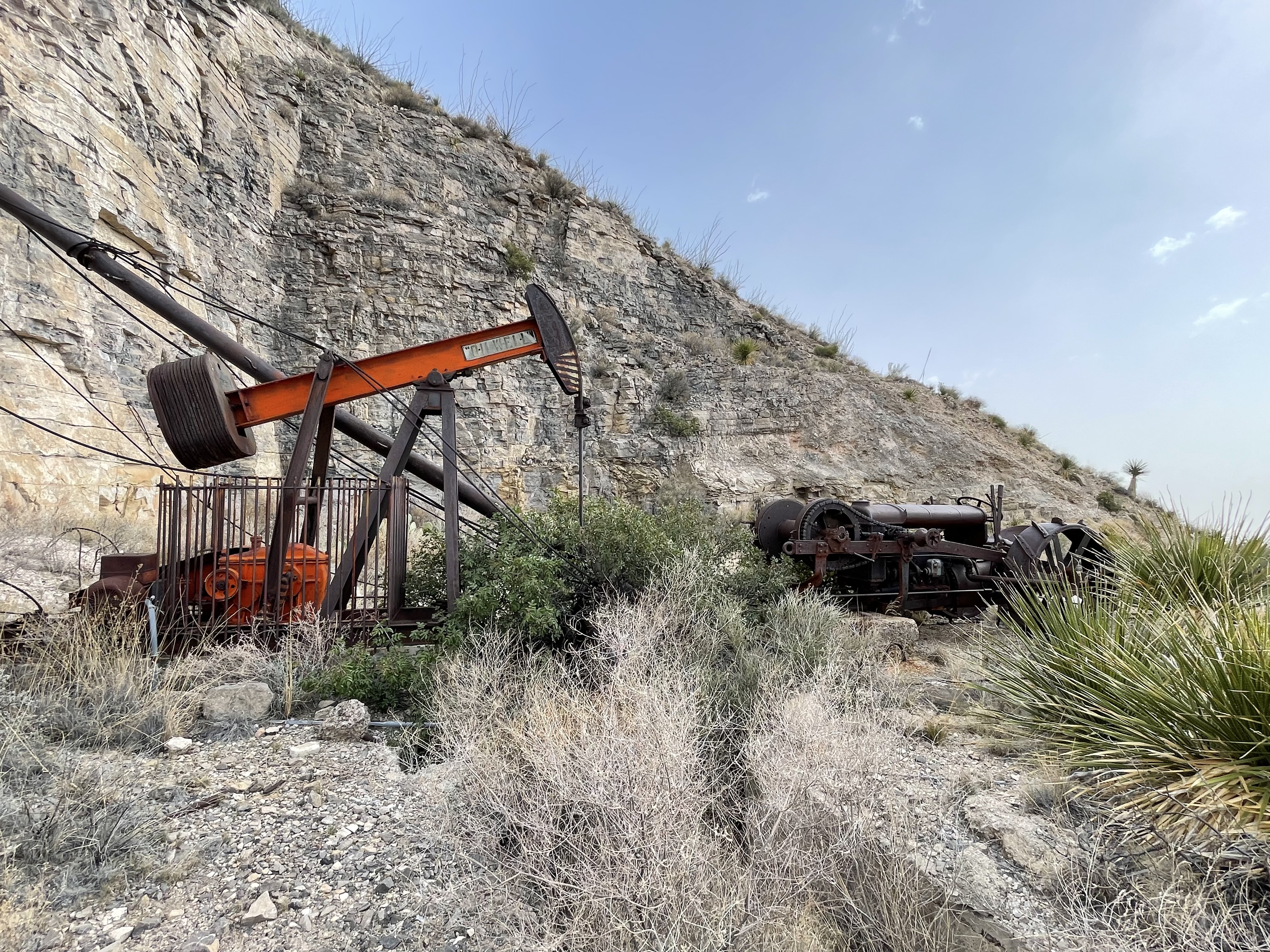 Plugged orphaned wells in Guadalupe Mountains National Park. Plugged orphaned wells in Guadalupe Mountains National Park.