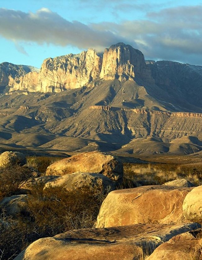 Mountains in the desert