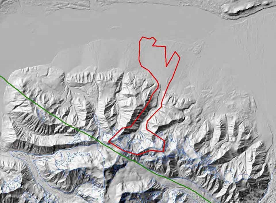 geohazard fig4 map of slide area