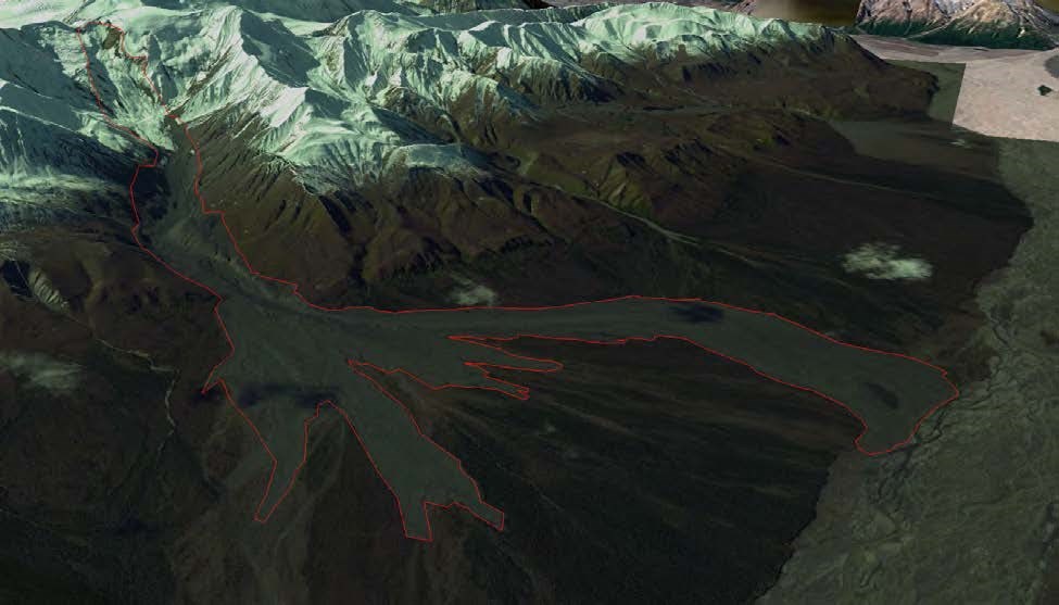 Geohazards Fig 3 map of slide area