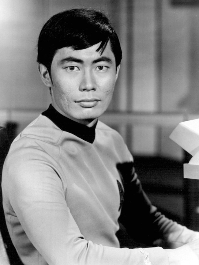 George Takei as Sulu Determined public domain wikimedia
