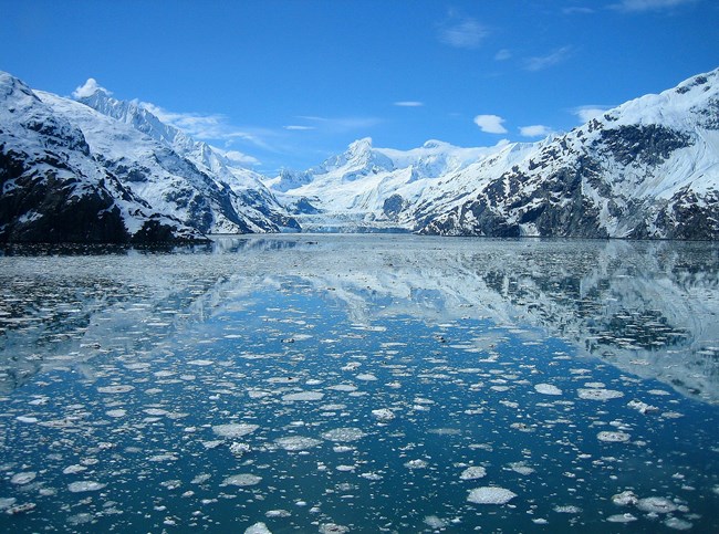 Photo of ice/snow covered mountain. CC0