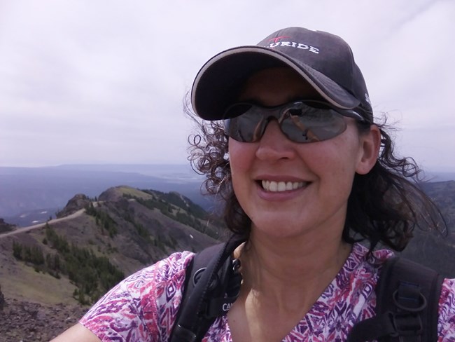Rani Guram at Yellowstone National Park