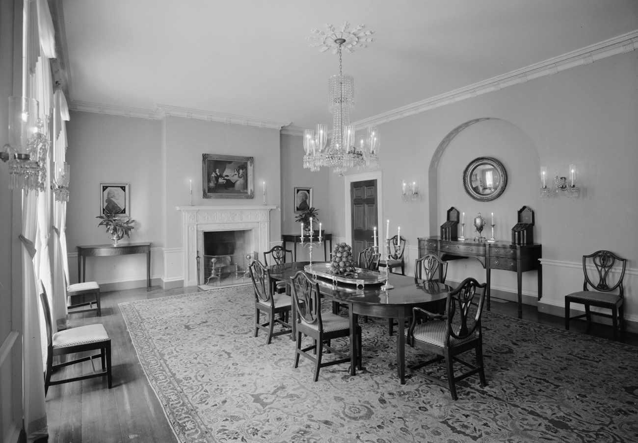 The Octagon Dining Room.