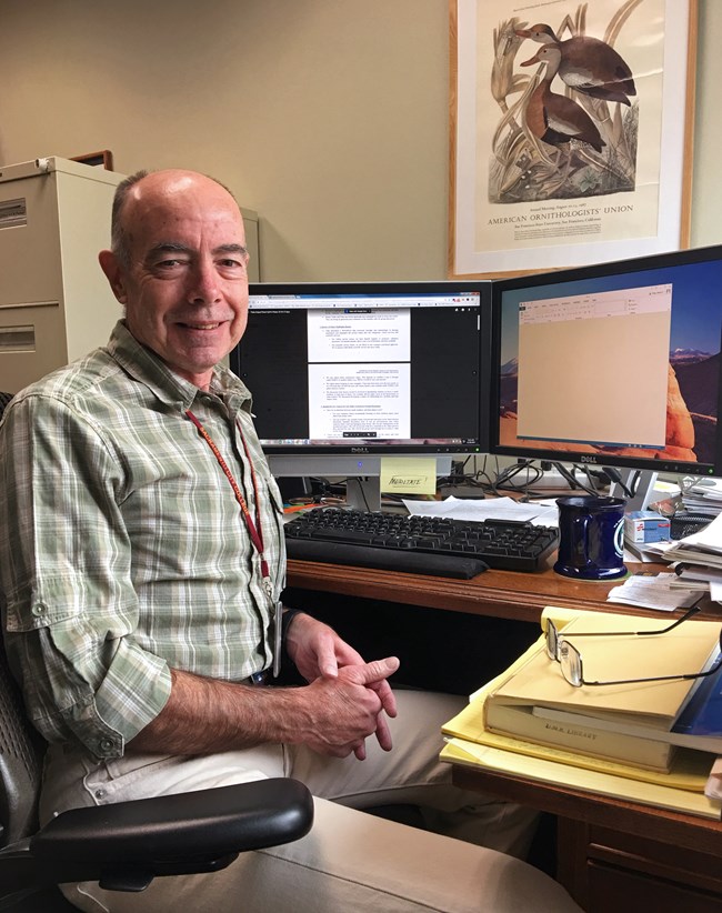 Portrait of National Park Service employee and Navy veteran Jim Haas