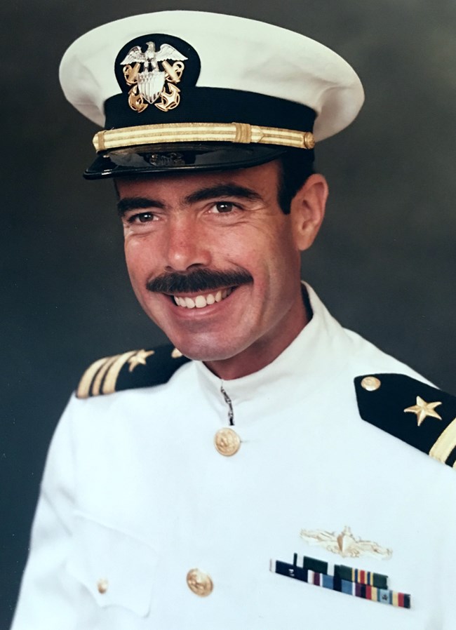 Portrait of Navy officer, Jim Haas