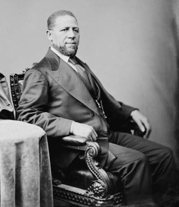Photograph portrait of US Senator Hiram Revels