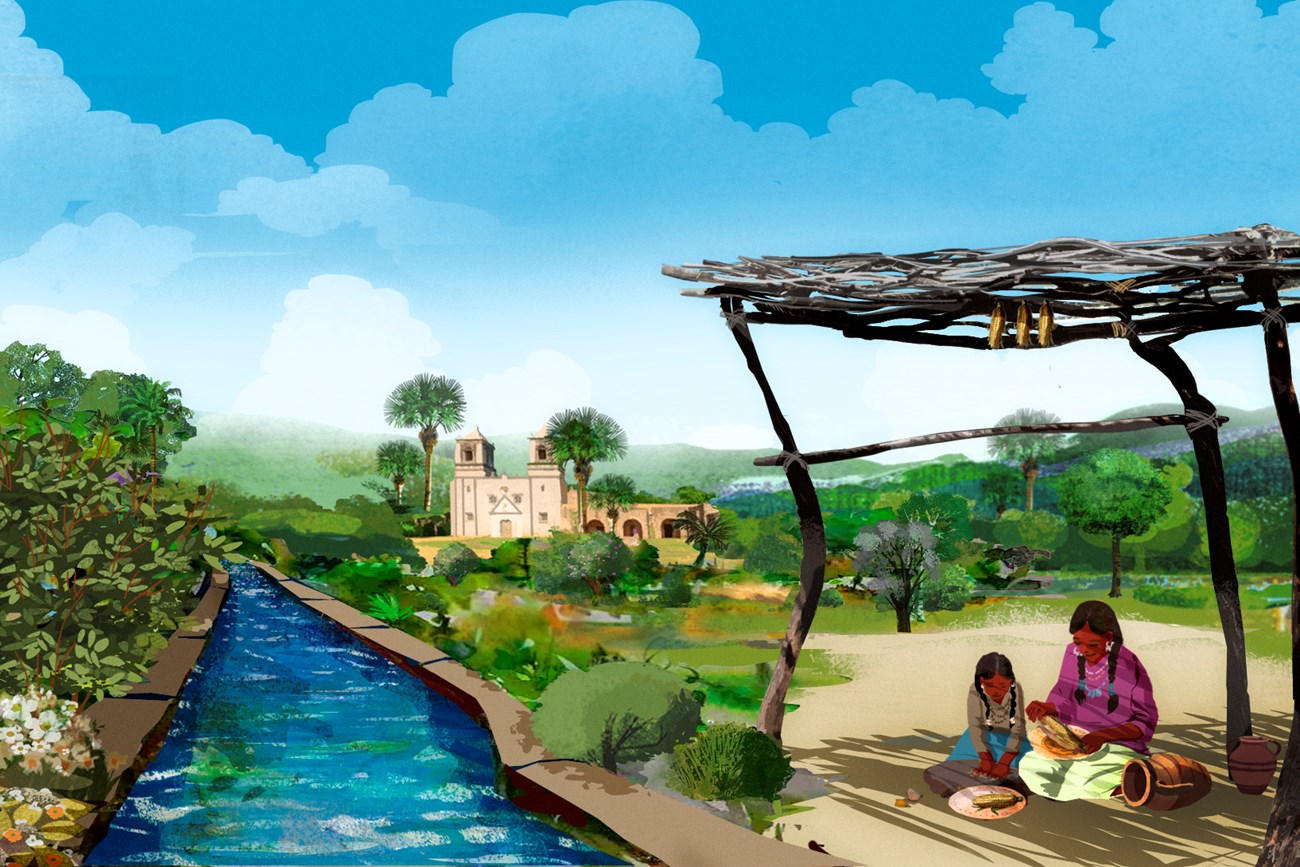 Interpretation San Antonio Missions and the Espada acequia. Interpretation San Antonio Missions and the Espada acequia.