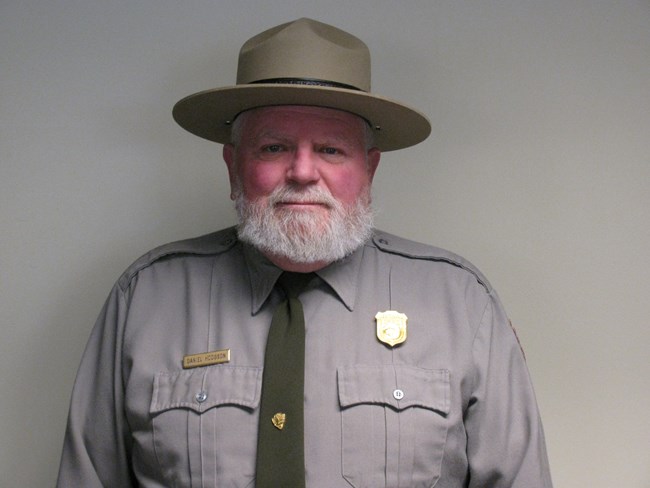 Daniel Hodgson in National Park Service uniform