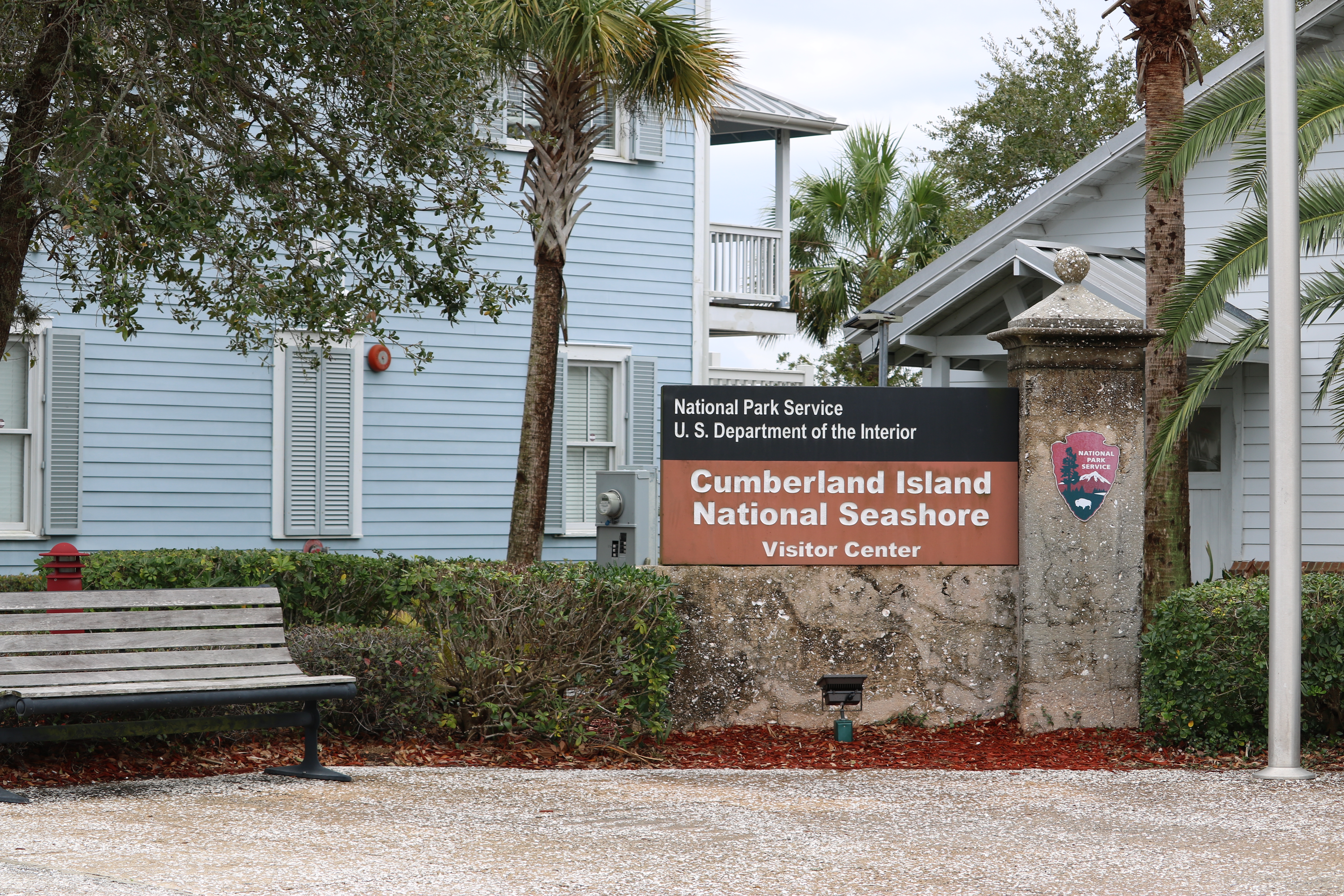 Outside of Cumberland Island National Seashore’s visitor center in Saint Marys, Georgia.