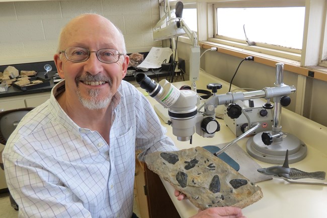 Dr. David Elliott in his lab