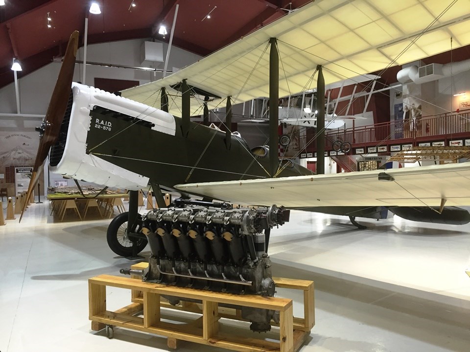Photo of DH-4 Liberty plane at Pearson Air Museum