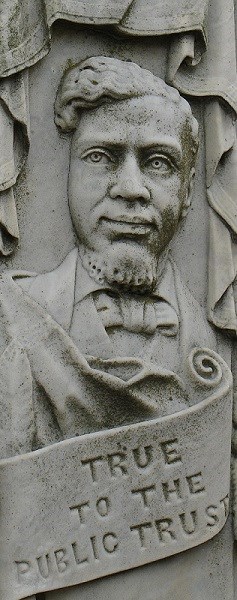 Engraving of James Lynch's portrait in Memorial