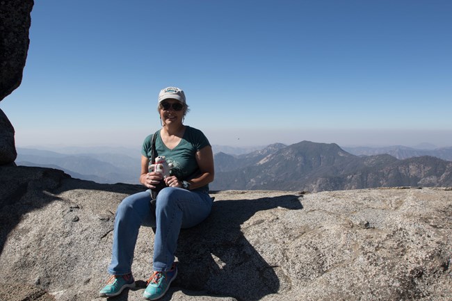 Jane Lawrence at Moro Rock