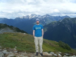 This is a picture of researcher Dr. Jason Williams who performed nitrogen deposition work in the high alpine lakes of the Cascade Mountains.