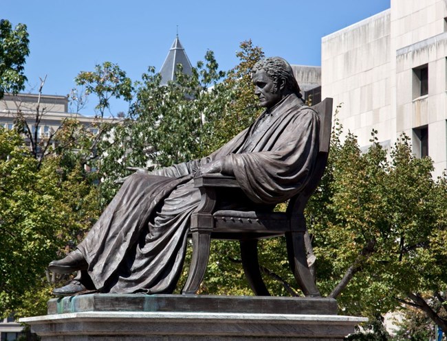 John Marshall at John Marshall Park by Highsmith LOC