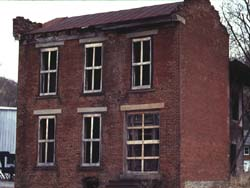 John P. Parker House Two-story brick house.