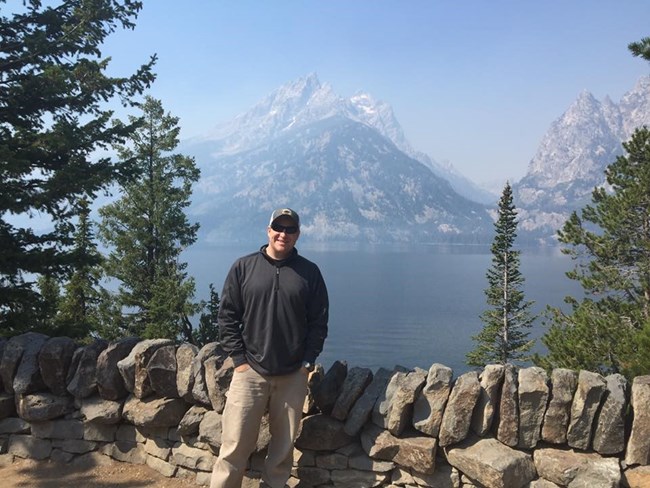 Josh at Grand Teton National Park