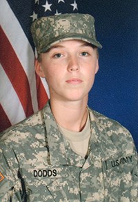 Kacey Dodds Army Dodds in Army Uniform