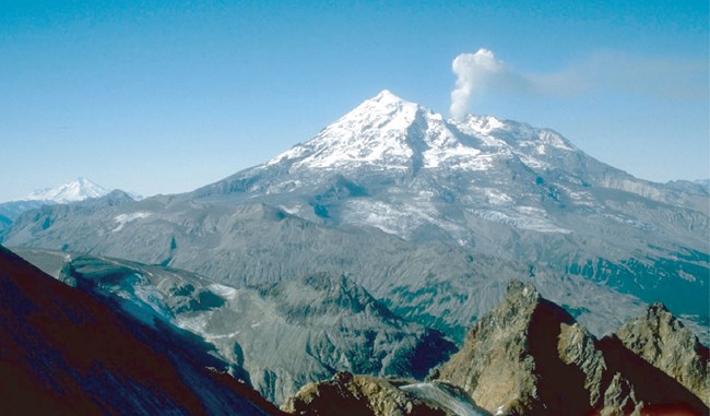 snow covered mountain peak