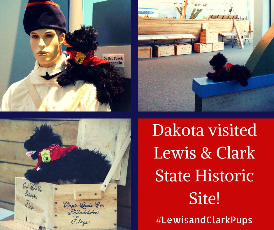 LCSHS Dakota 2 stuffed dog with mannequin