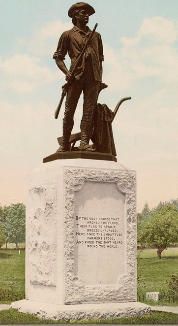 Photo of a statue of a soldier.